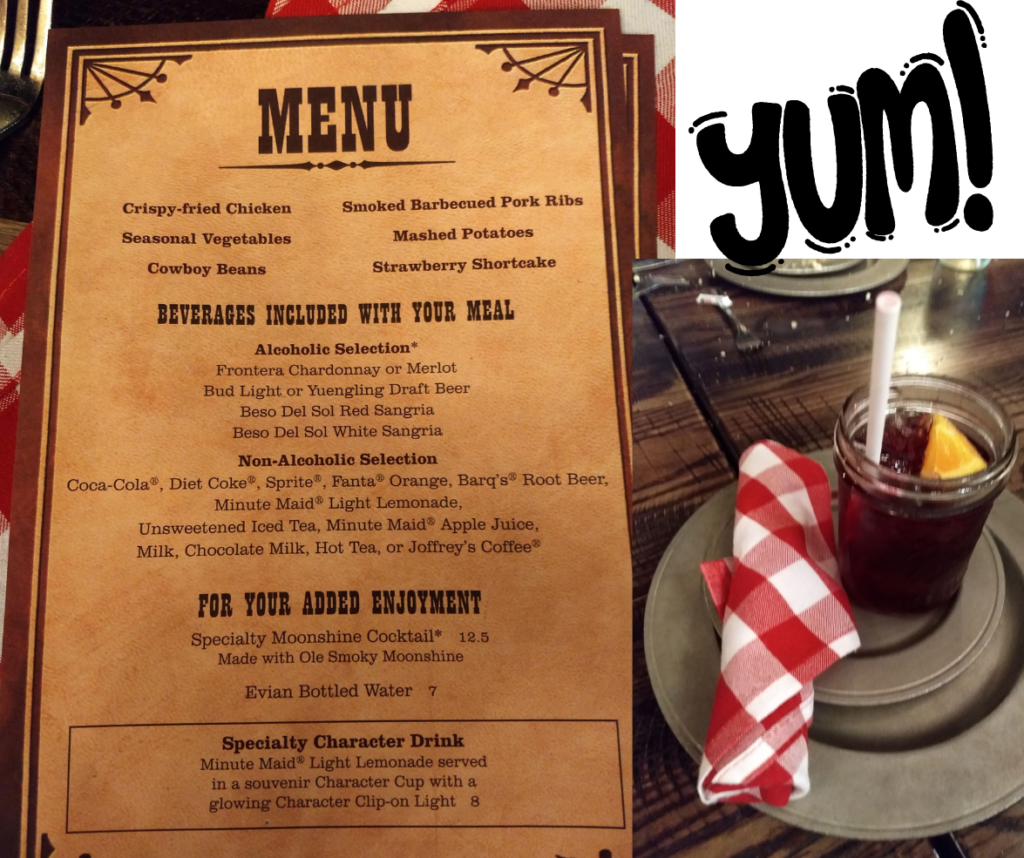 Hoop Dee Doo Revue Menu