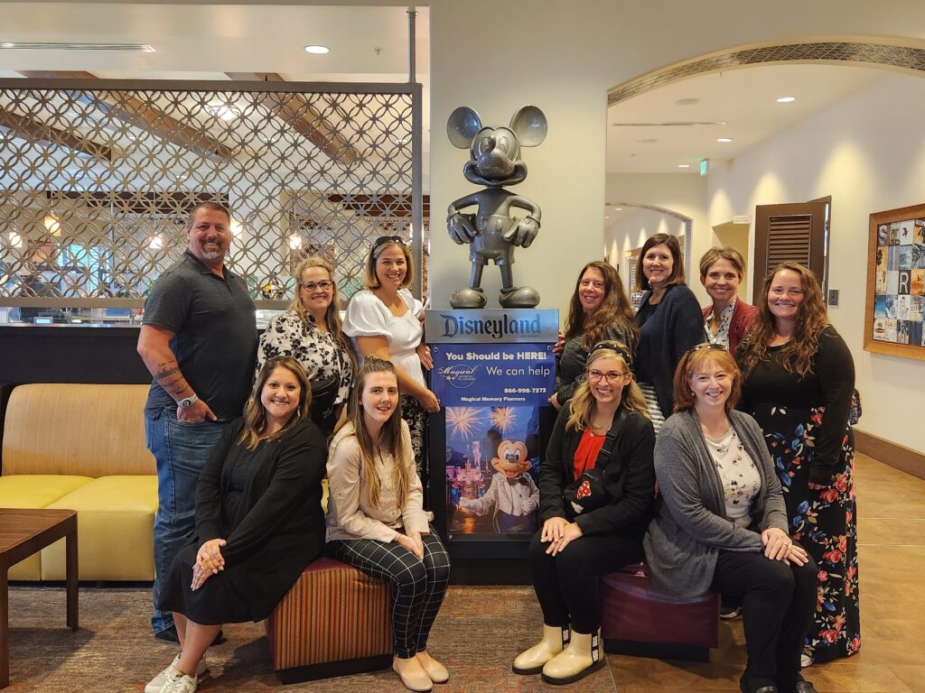 Magical Memory Planners Team at training in Disneyland